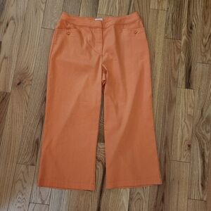 Chicos Orange Size 0 Crop Pants